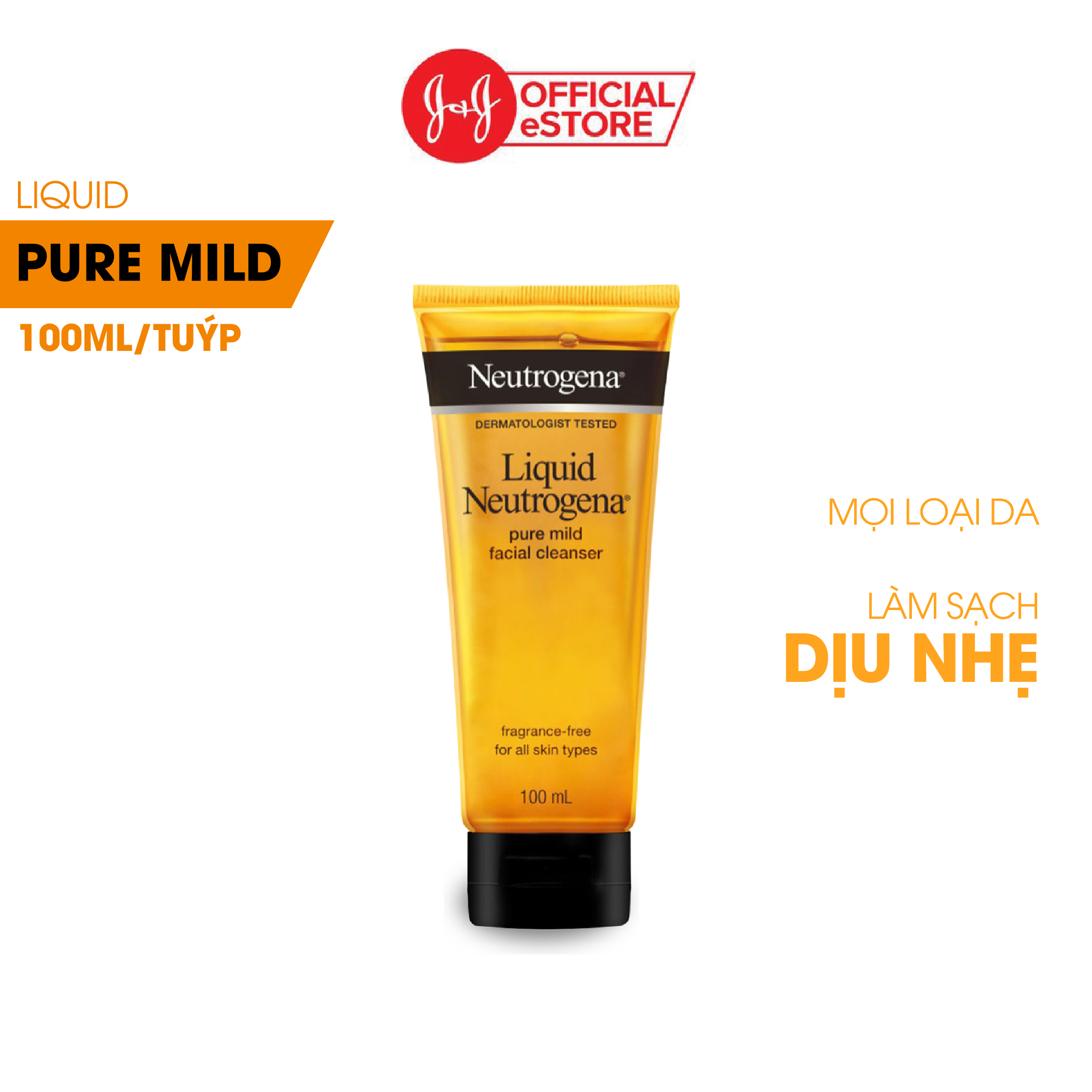 Nước rửa mặt Neutrogena dịu nhẹ 100ml (cho mọi loại da) - 101113250