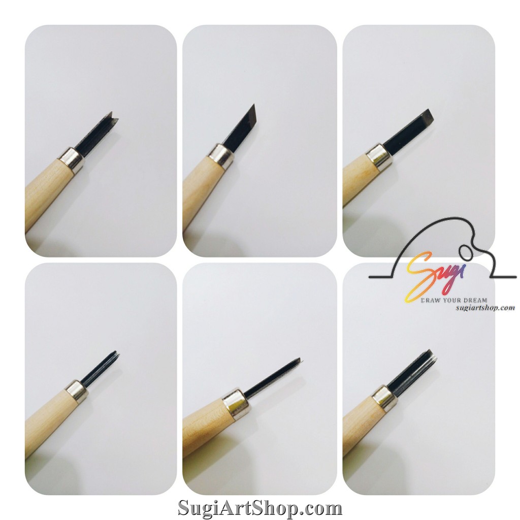 [SUGI ART SHOP] Dao khắc gỗ khắc dưa