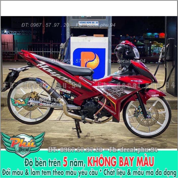 Tem rời Exciter 150 Hayabusa đỏ