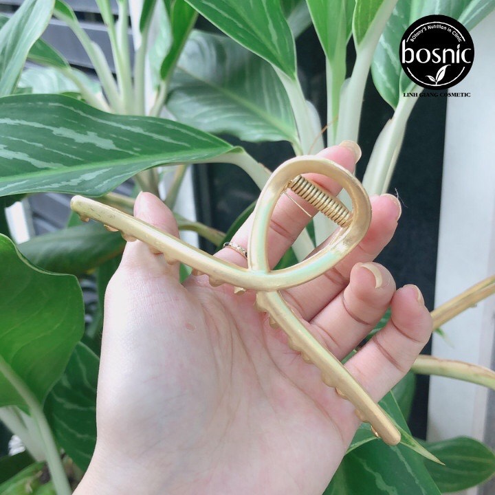 Kẹp Tóc Gắp Kim Loại Phong Cách Hàn Quốc Bosnic