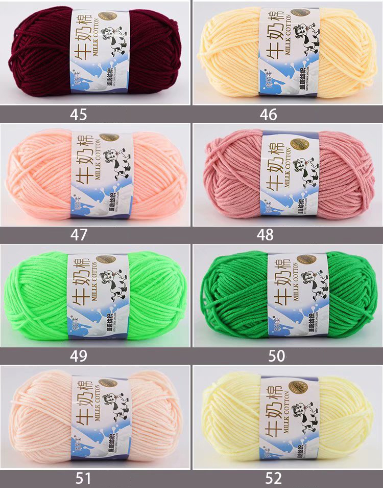 Len Milk cotton 50g - Bảng 4