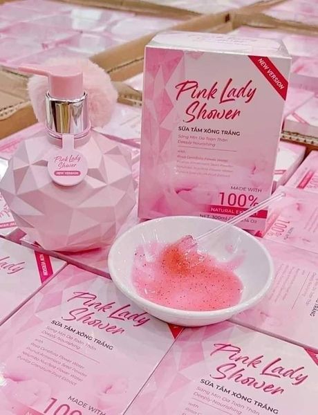 [Giá xả kho 1 ngày] Sữa tắm xông trắng Pink Lady Qlady