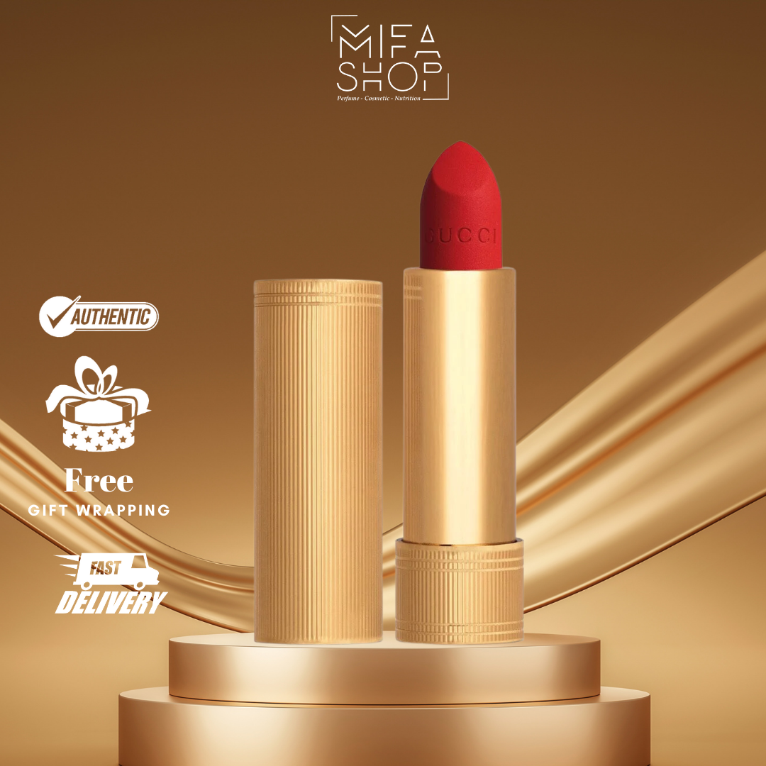Son gucci màu 500 odalie red matte