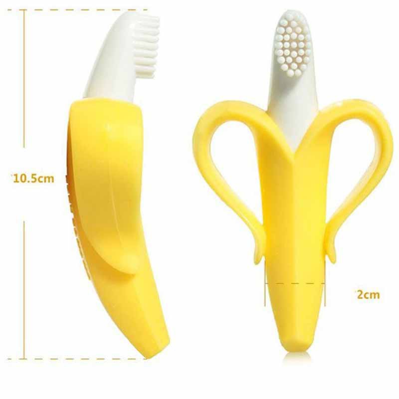 Gặm Nướu Silicon Hình Quả Chuối Mềm