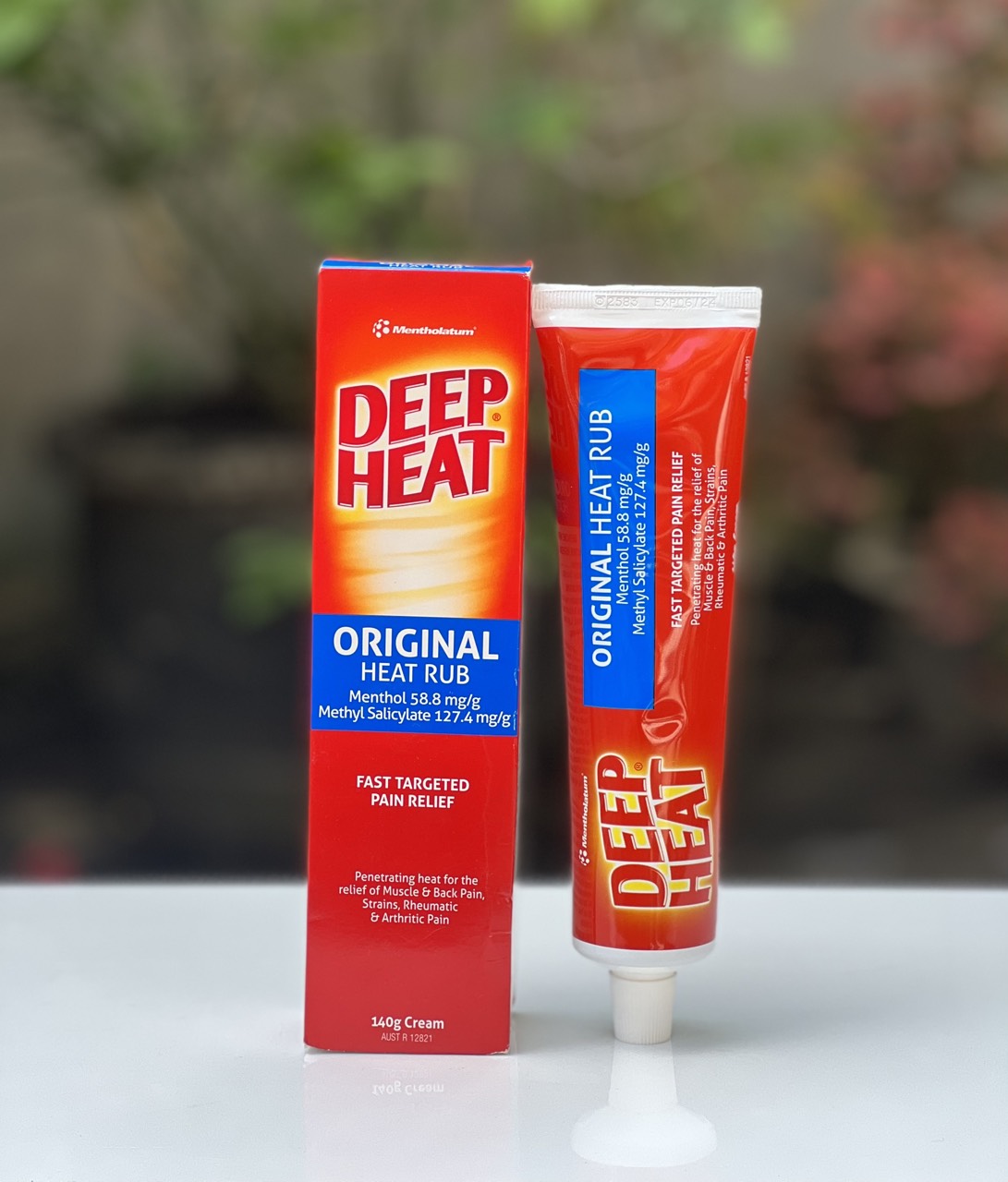 Dầu xoa bóp Deep Heat Original heat Rub Regular Relief Úc 100g