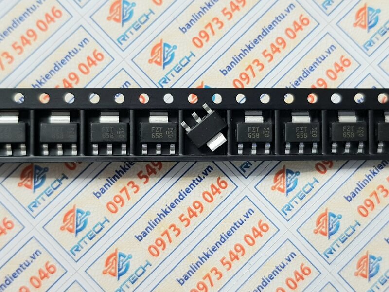 Fzt658 fzt658ta transistor npn 400v/0.5a sot223