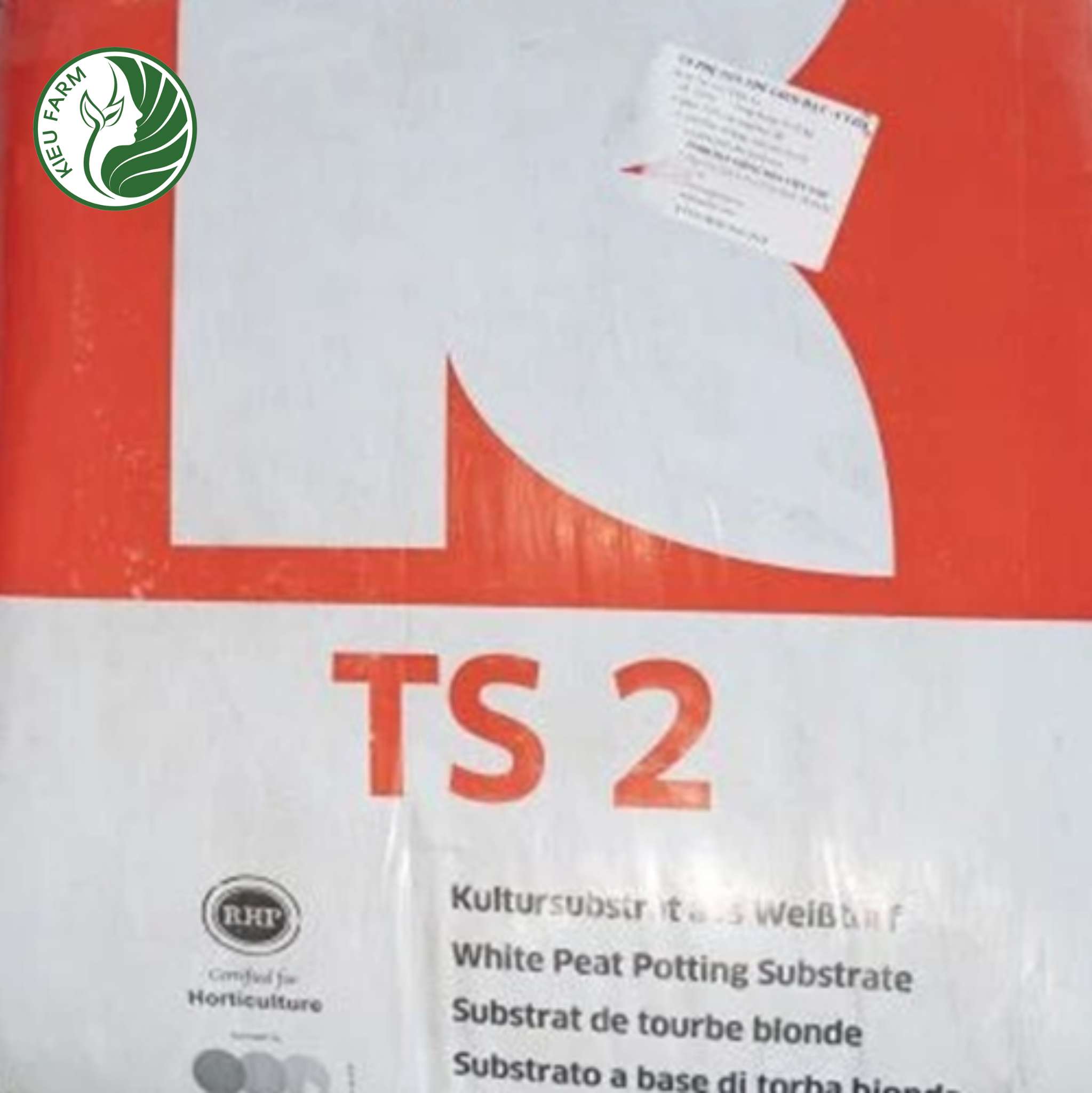 Giá thể gieo hạt ươm Klasmann (TS2)_KIEUFARM_Bao 40kg (210L)