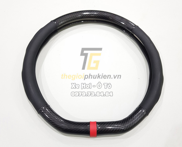 Bọc vô lăng Ô tô, Xe hơi D-Cut vân Carbon cao cấp