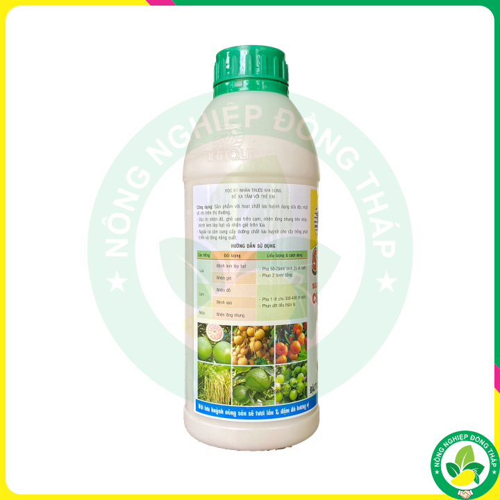 Thuốc Trừ Nấm Bệnh, Nhện OK-Sulfolac 85SC (Chai 1 lít)
