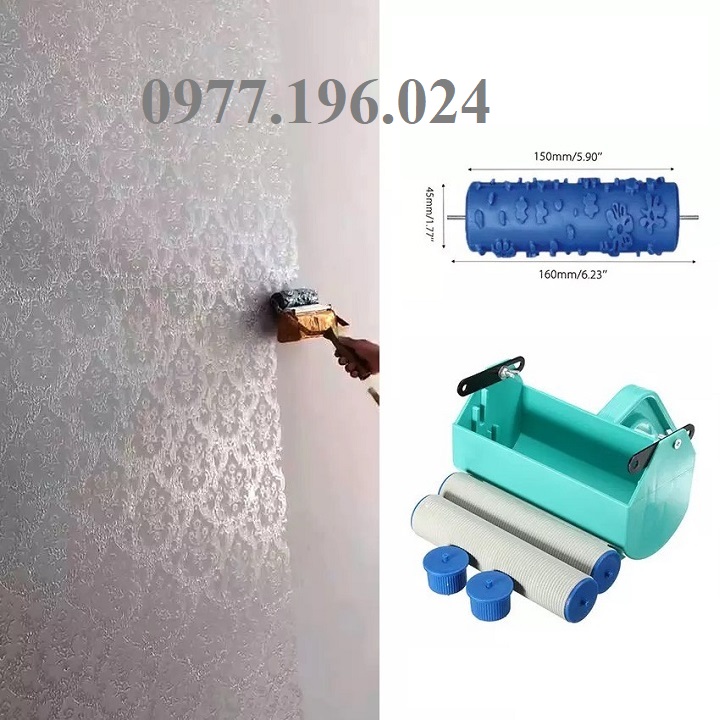 Cọ Lăn Sơn Hoa Văn Thông Minh Thay Thế Giấy Dán Tường
