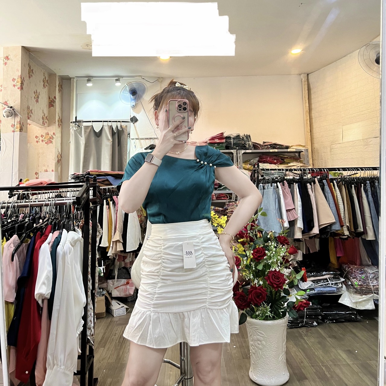 ÁO LỤA TAY ĐÍNH NGỌC NHIỀU SIZE HÀNG THIẾT KẾ
