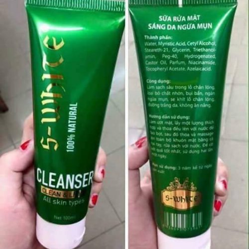 [HCM]Sữa Rửa Mặt Tinh Chất Nha Đam Swhite