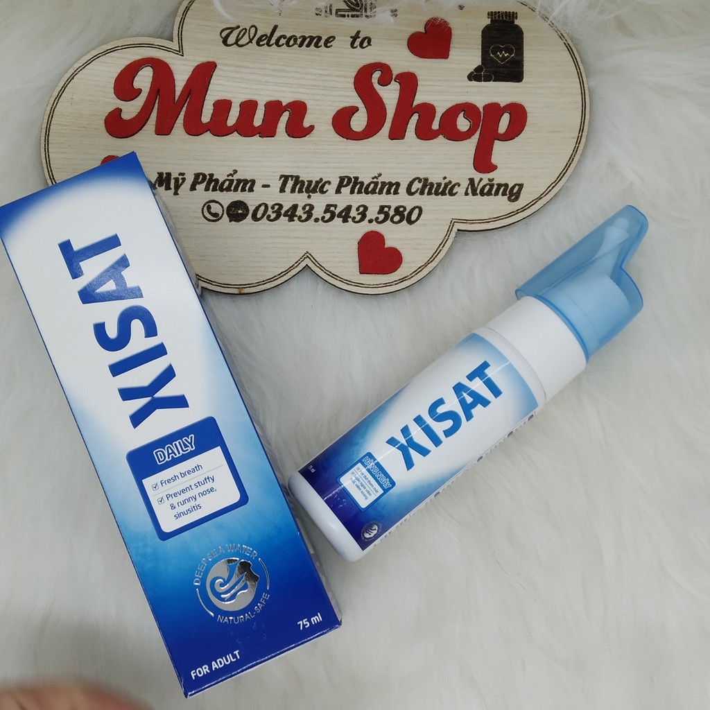 Nước Biển Sâu Xịt Thông Mũi Xisat Chai 75Ml