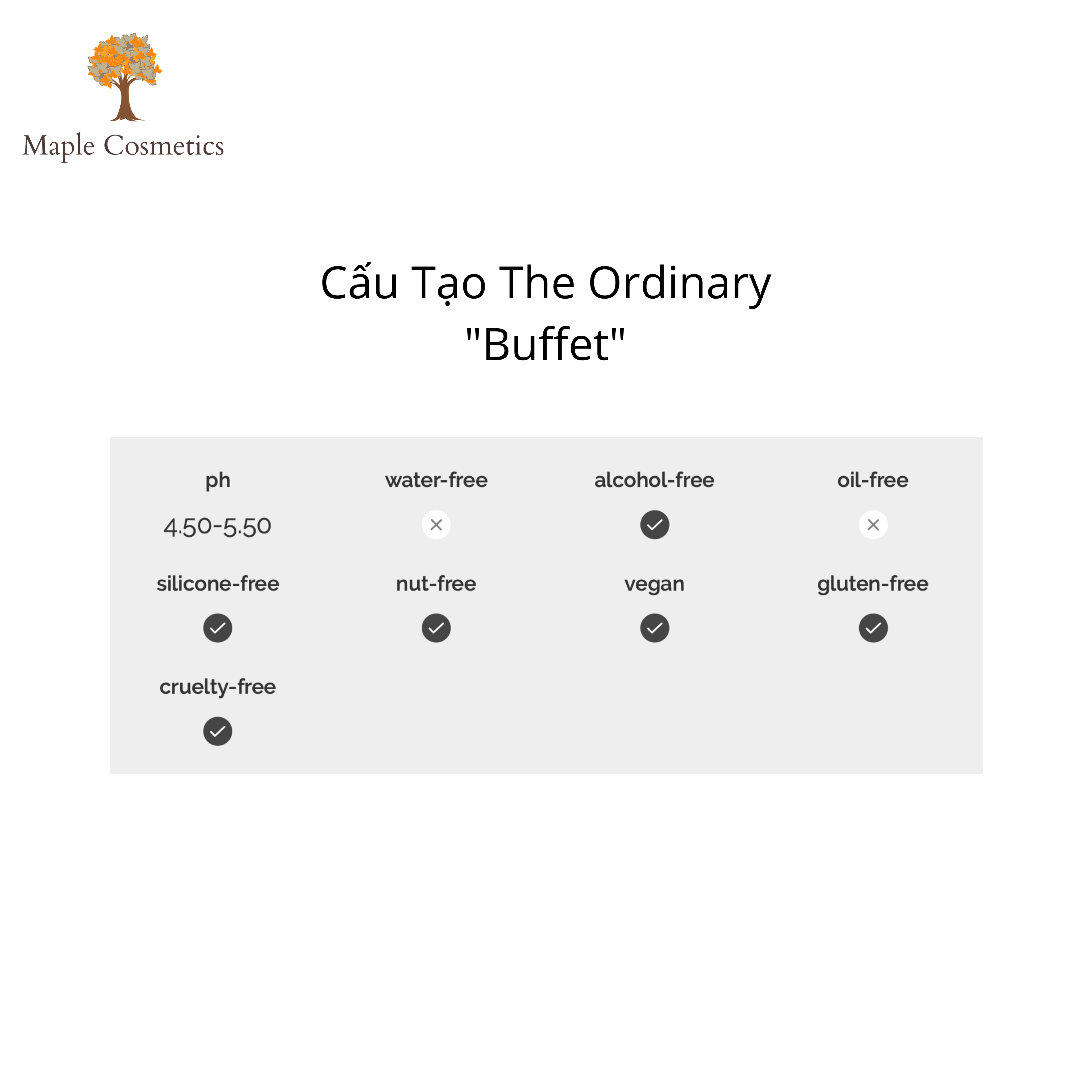 [HCM][BẢN CANADA] Tinh Chất Chống Lão Hoá "Buffet" - The Ordinary.