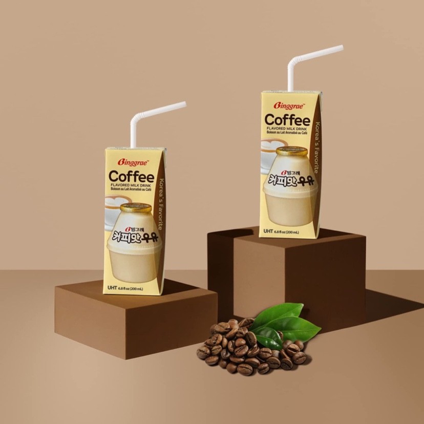 sữa vị Coffee Binggrea Hàn Quốc hộp 200ml