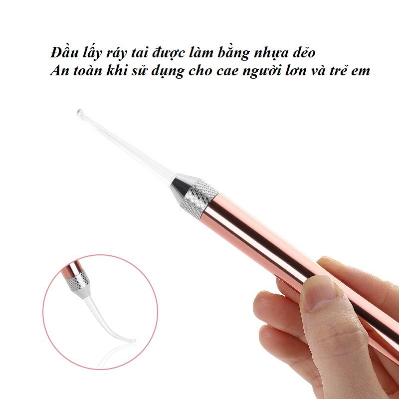 Bộ dụng cụ lấy ráy tai có đèn cao cấp