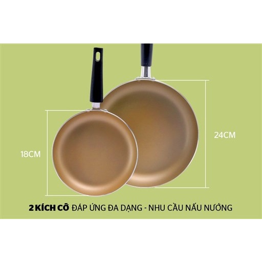 Chảo chống dính Sunhouse 18-24cm