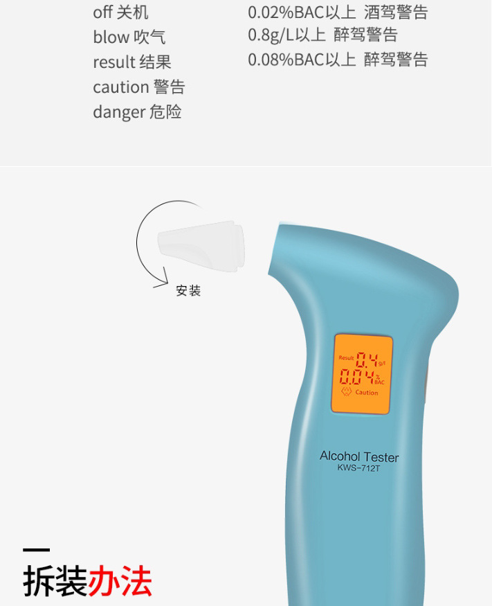 Máy đo nồng độ cồn trước khi lái xe