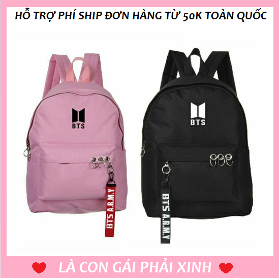 [HCM]Balo Đi Học BTS Ba lô Nữ Thời Trang Nhóm BTS