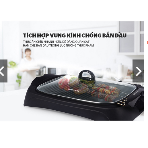 Bếp nướng điện Sunhouse SHD4602