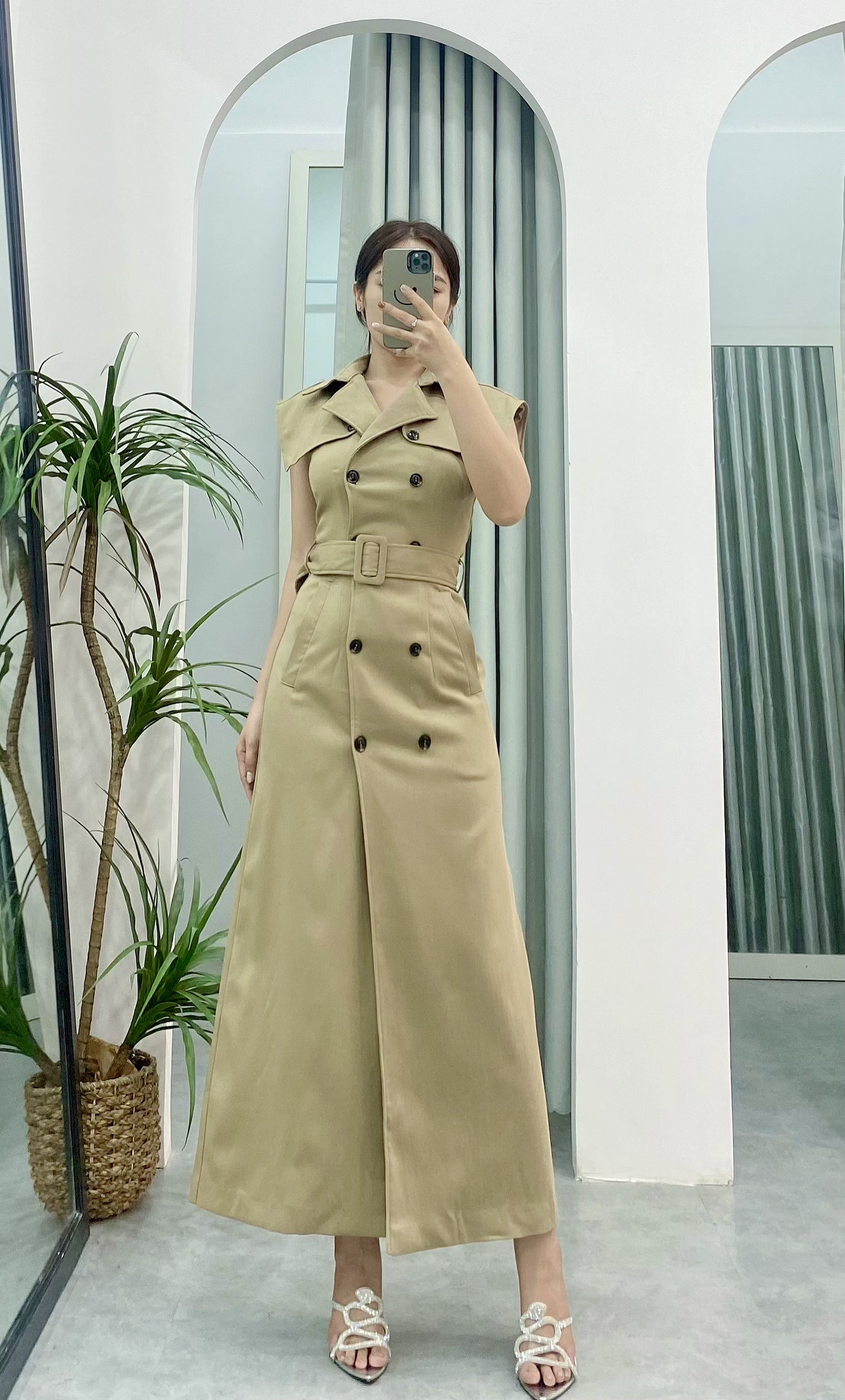 Đầm ZARA 2m Kèm Belt