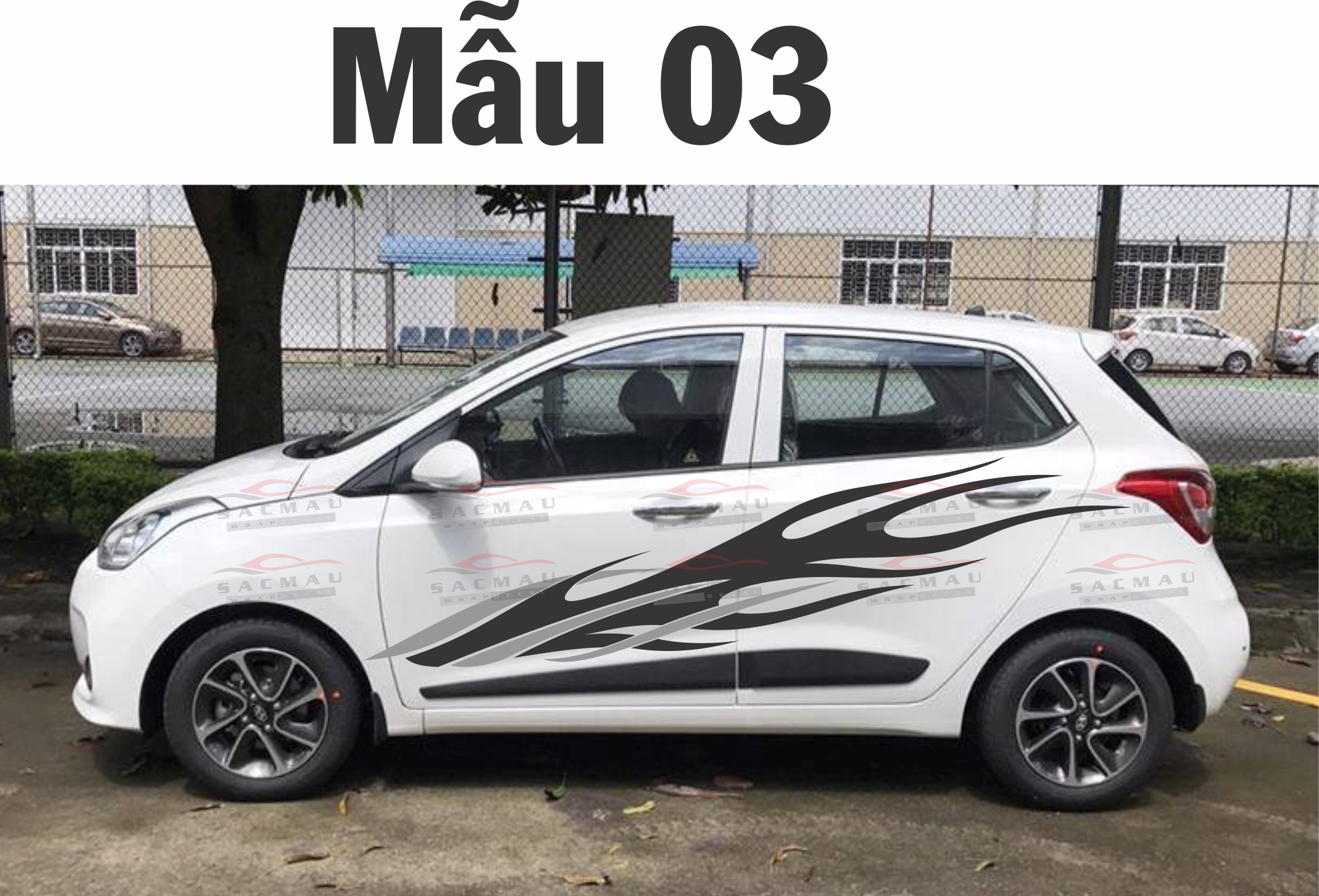 Tem dán xe Hyundai Grand I10