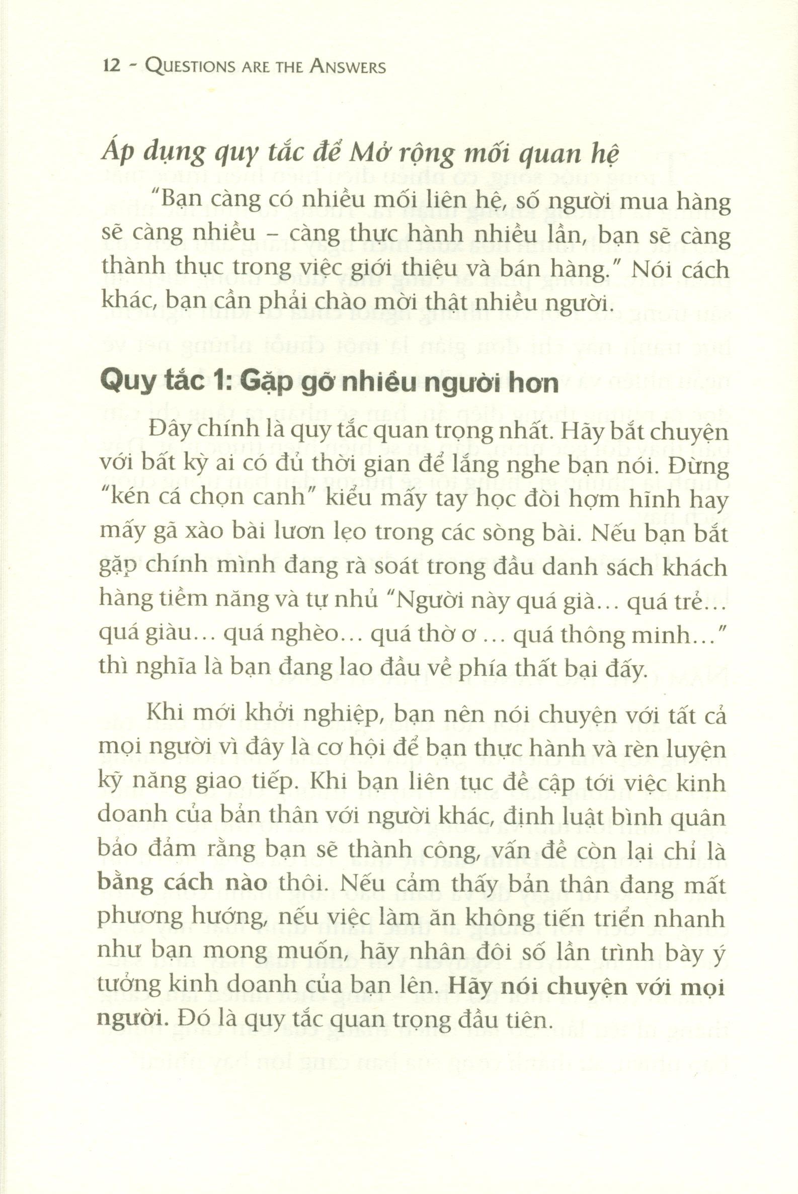 Câu Hỏi Là Câu Trả Lời