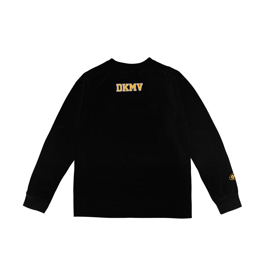Áo Sweater nữ form rộng màu đen | DKMV LS Jersey-Black