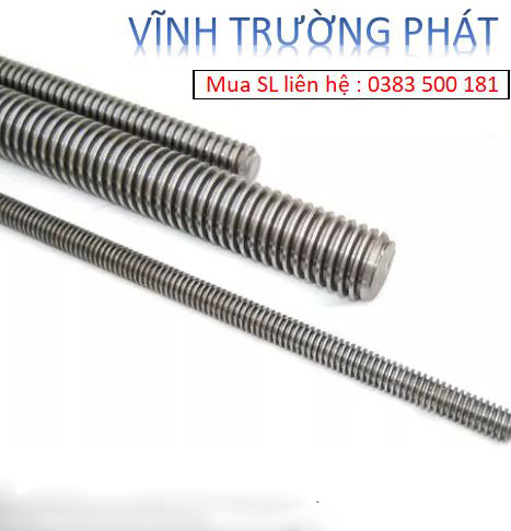 Ty ren inox 304 M8/M10/M12 dài 1 mét