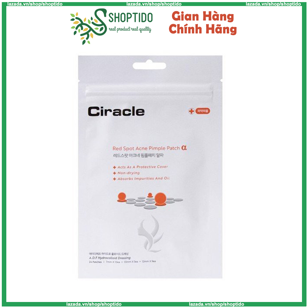Miếng Dán Trị Mụn Ciracle Red Spot Acne Pimple Patch Hàn Quốc