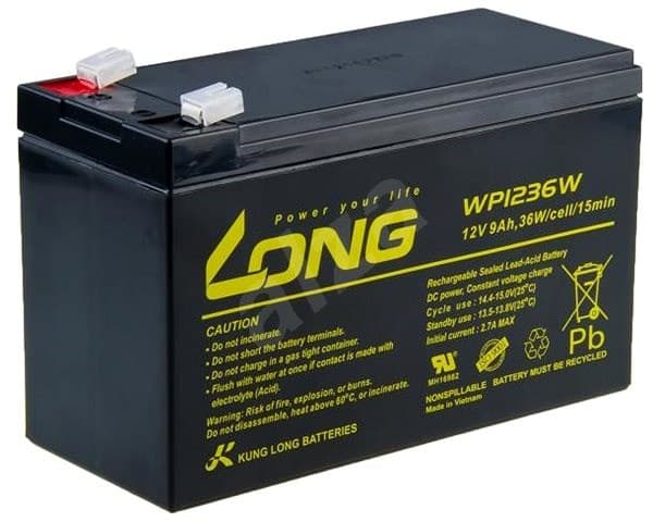 Bình ắc quy kín khí Long 12V-9Ah, 36W (WP1236W)