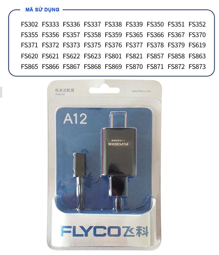 Dây Sạc Máy Cạo Râu Flyco A12