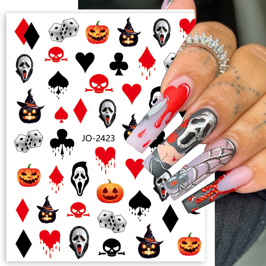Sticker 3D | Halloween 2023 | Trang Trí Móng Tay