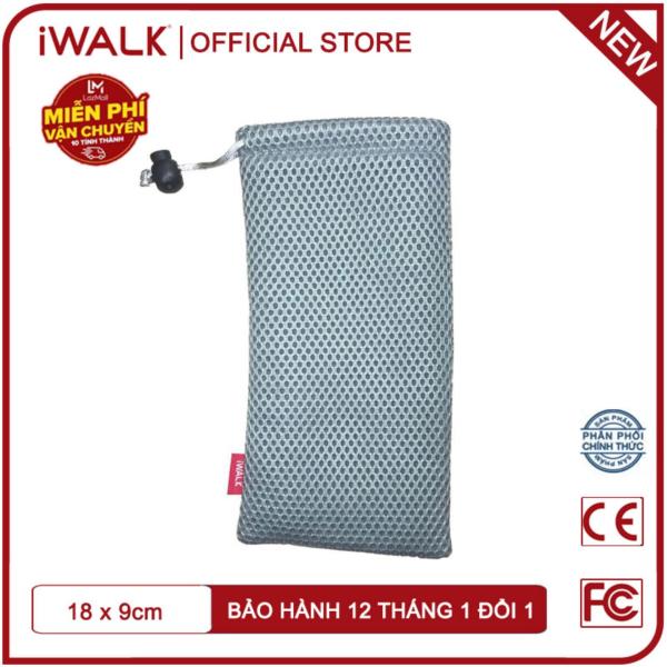 Túi đựng phụ kiện, túi chống sốc iWalk dạng rút - kích thước dài 18 x 9 cm