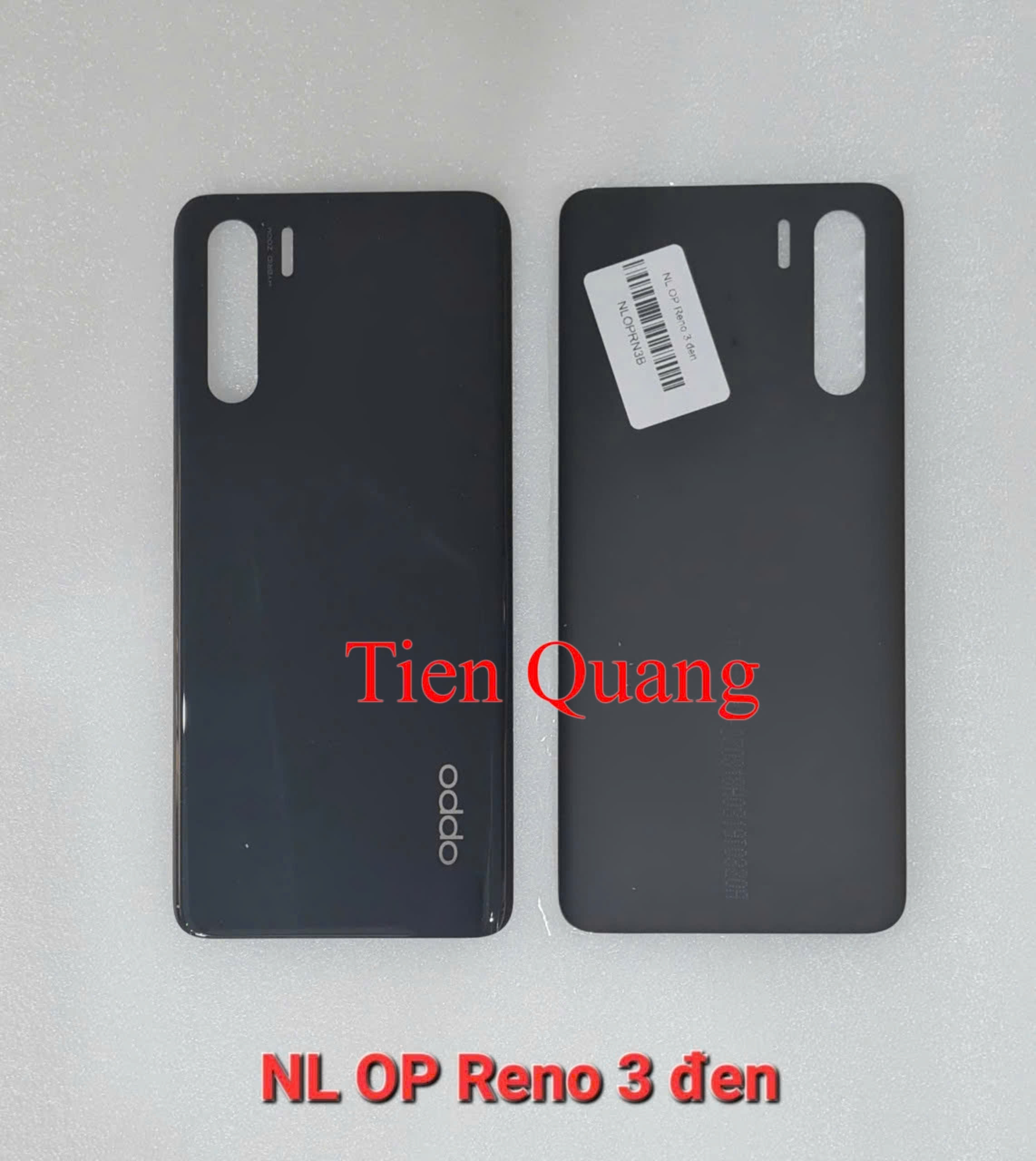 Bộ vỏ Oppo Reno 3 - màu trắng, đen (gồm lưng, sườn, kính cam, nút bấm, xương)