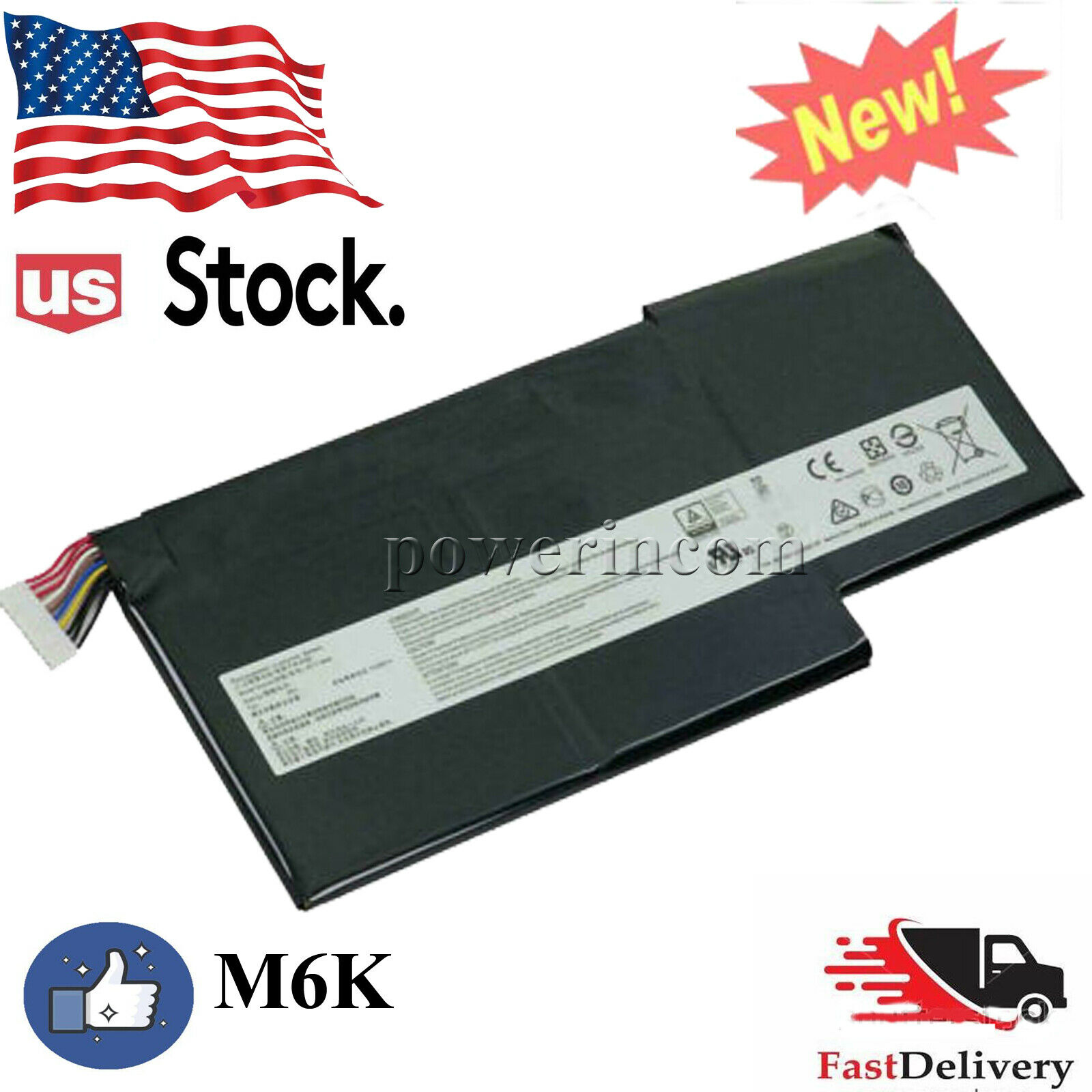 PIN LAPTOP BTY-M6K For MSI GF63 GS43(BTY-M6K) - PIN ZIN BẢO HÀNH 6 THÁNG LỖI ĐỔI MỚI