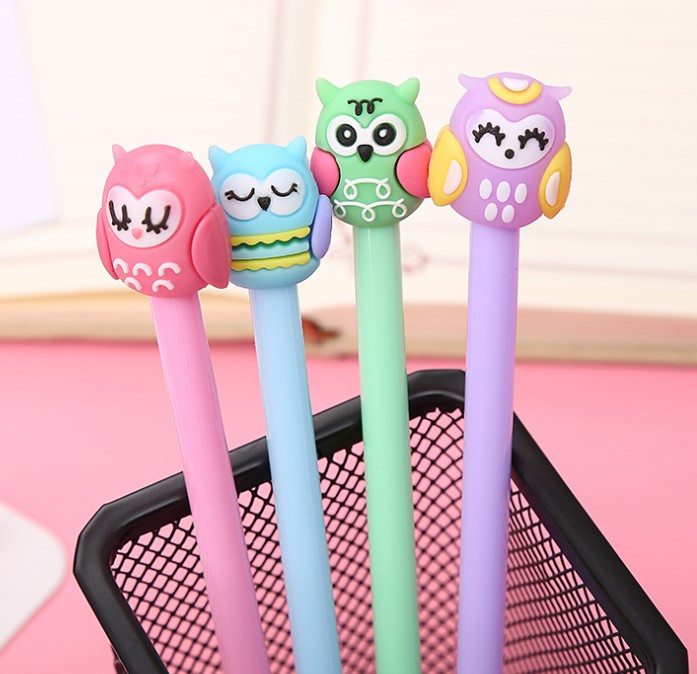 [HCM]Combo 5 bút cute +1 bóp viết hoạt hình (chat chọn mẫu)