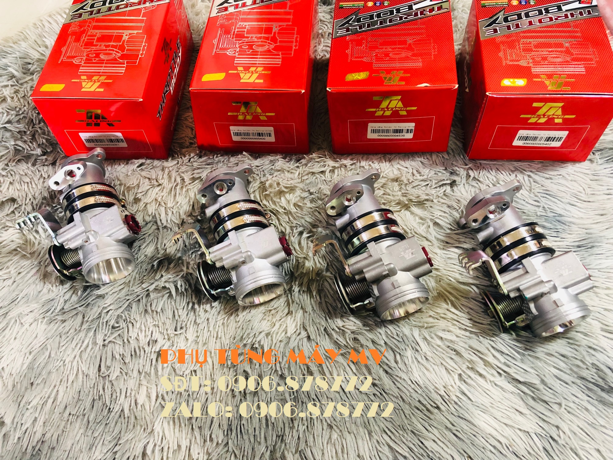 Họng xăng TA size 34.36.38.40mm cho RAIDER/SATRIA