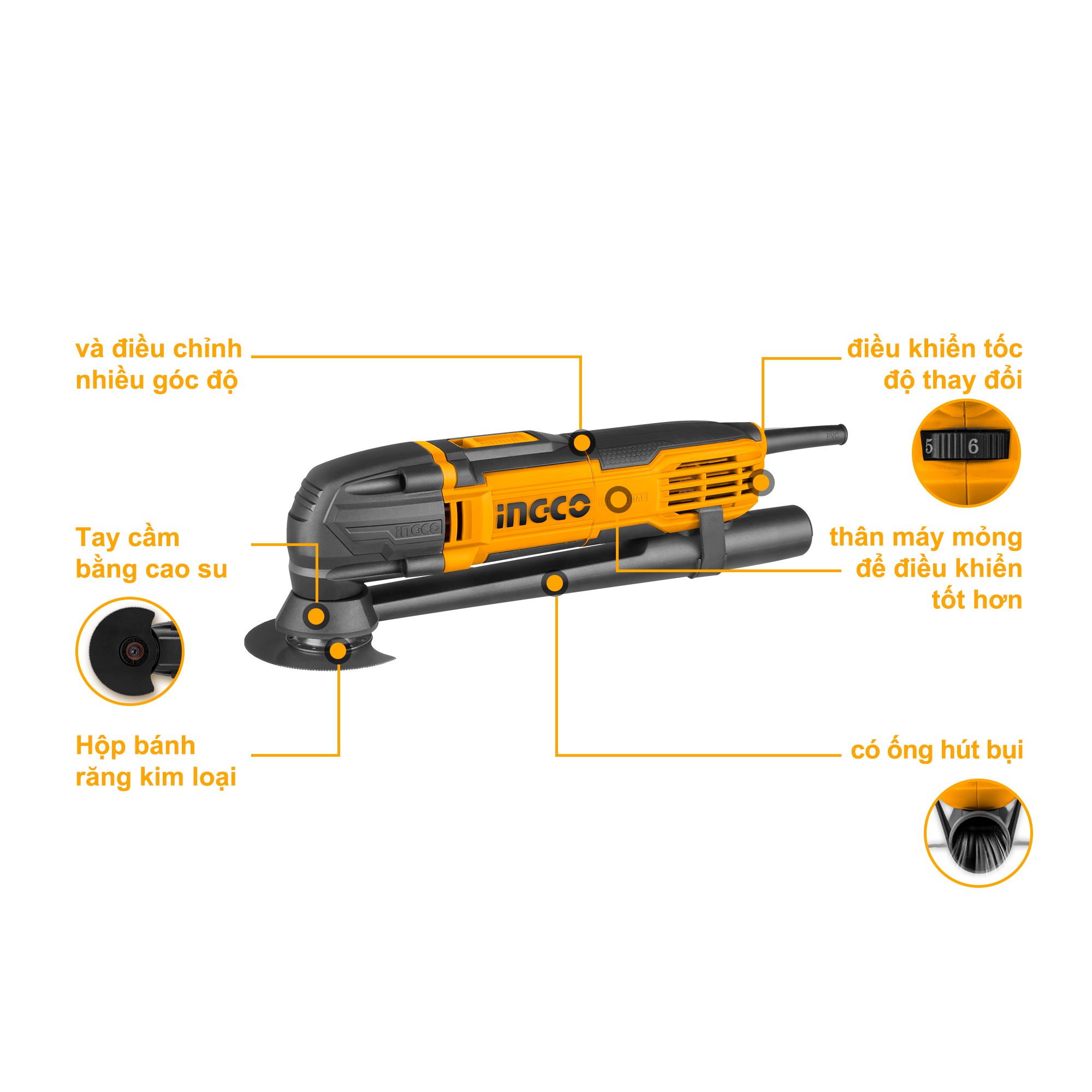 Máy cắt góc đa năng INGCO MF3008 300W