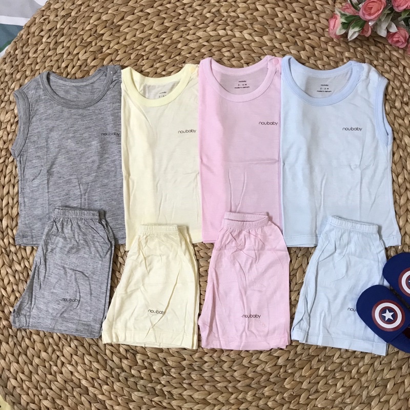 [HCM][Chọn Mẫu] Bộ 3 lỗ thun lạnh dành cho bé từ 4-12Kg
