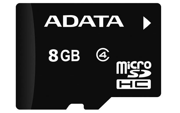 Thẻ nhớ Adata Micro SDHC 8GB Class4 - Bảo hành 12 tháng