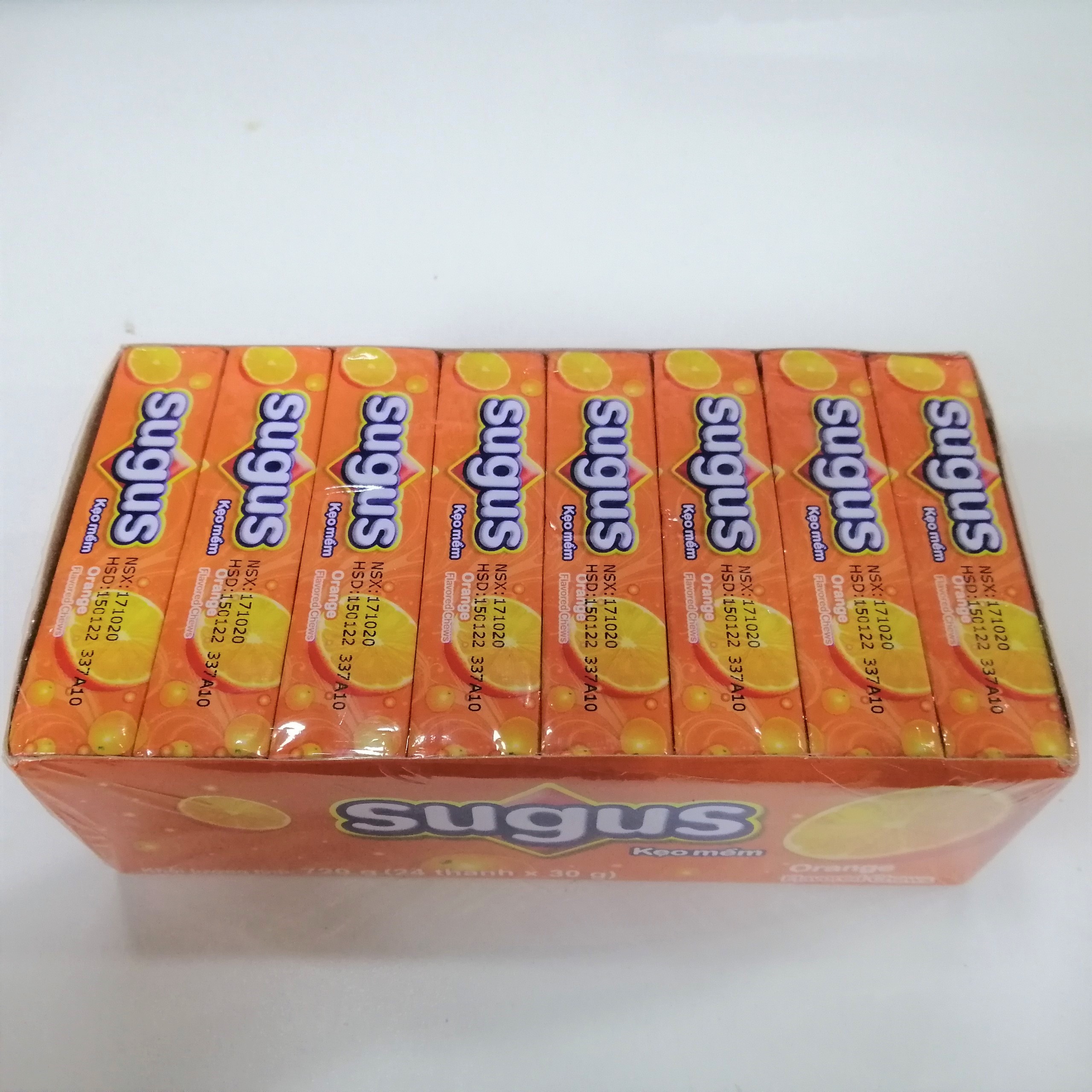 Kẹo Mềm Sugus Hương Vị Cam (Lốc 24 thanh)