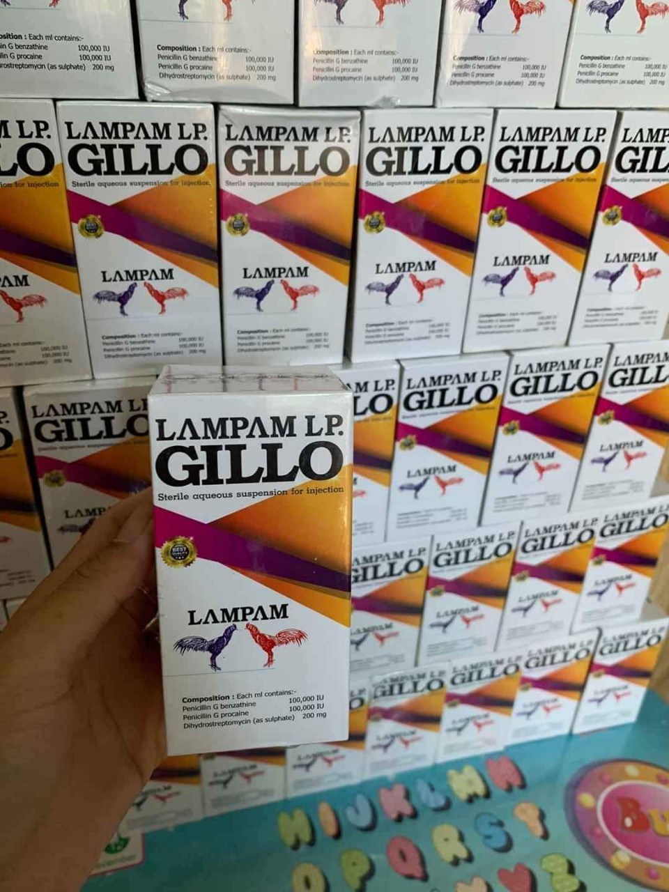 Gillo chai 20ml - Khò khè, sổ mũi, phân xanh, phân trắng cho gà đá