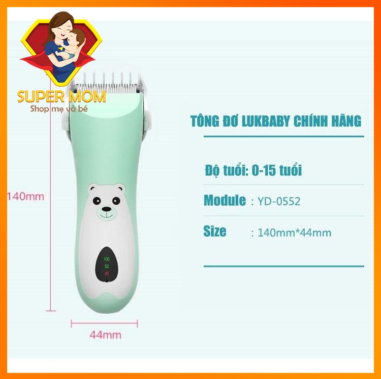 Tông Đơ Cắt Tóc Cho Bé LUKBABY siêu bền(TẶNG KHĂN TRÙM)