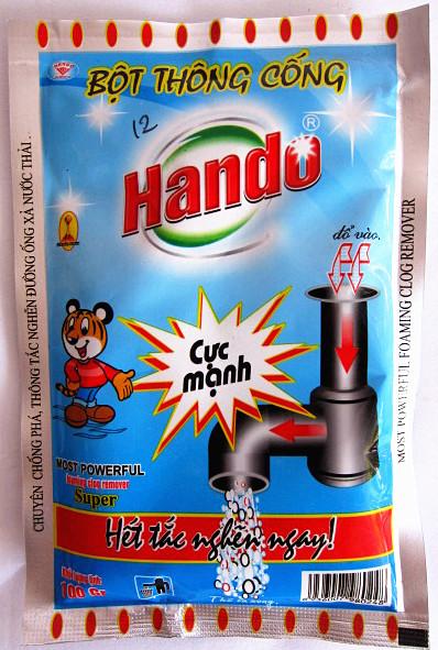 Combo 6 gói bột thông tắc cống nội địa Hando 100g BT58