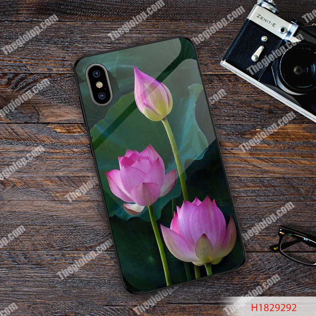 ỐP IPHONE, SAMSUNG TRÁNG GƯƠNG HÌNH HOA SEN