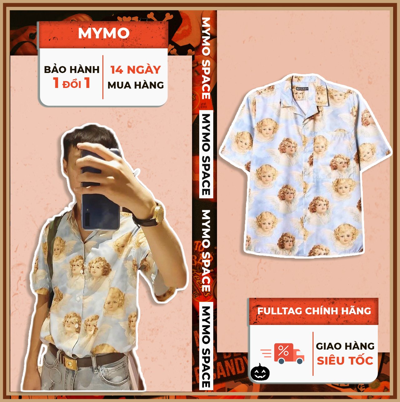 [FULLTAG CHÍNH HÃNG] Sơmi Sky Angles Fulltag (tag cổ + 2 tag giấy + tag tay)  Chuẩn Cao Cấp 1:1  TẶNG GIẤY THƠM