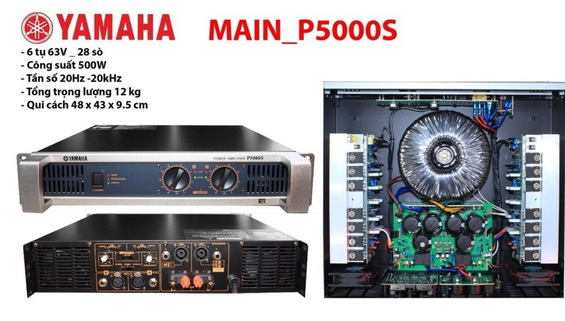 Main Đẩy Công Suất Yamaha P5000S