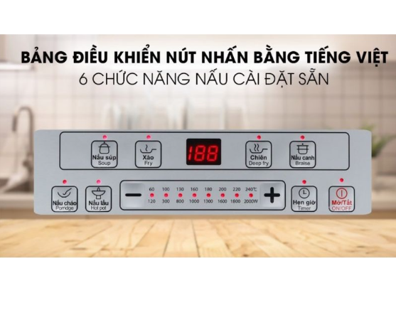 Bếp từ MIDEA MI-B2015DE 2000W ( tặng kèm nồi )