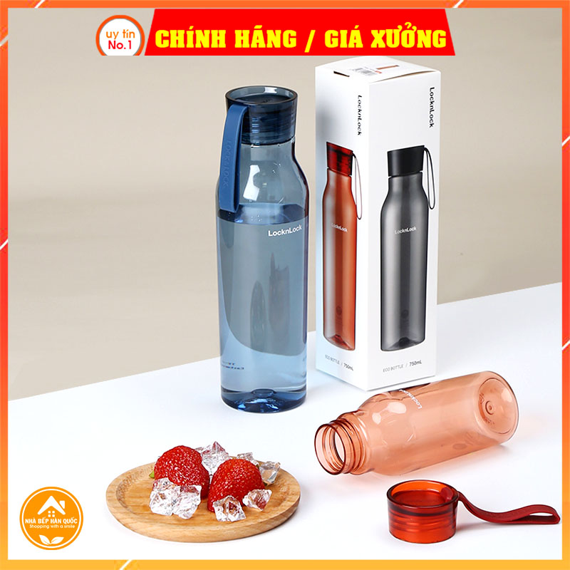 Bình nước nhựa Tritan Lock&Lock Eco Bottle ABF664 [750ML][Freeship toàn quốc]